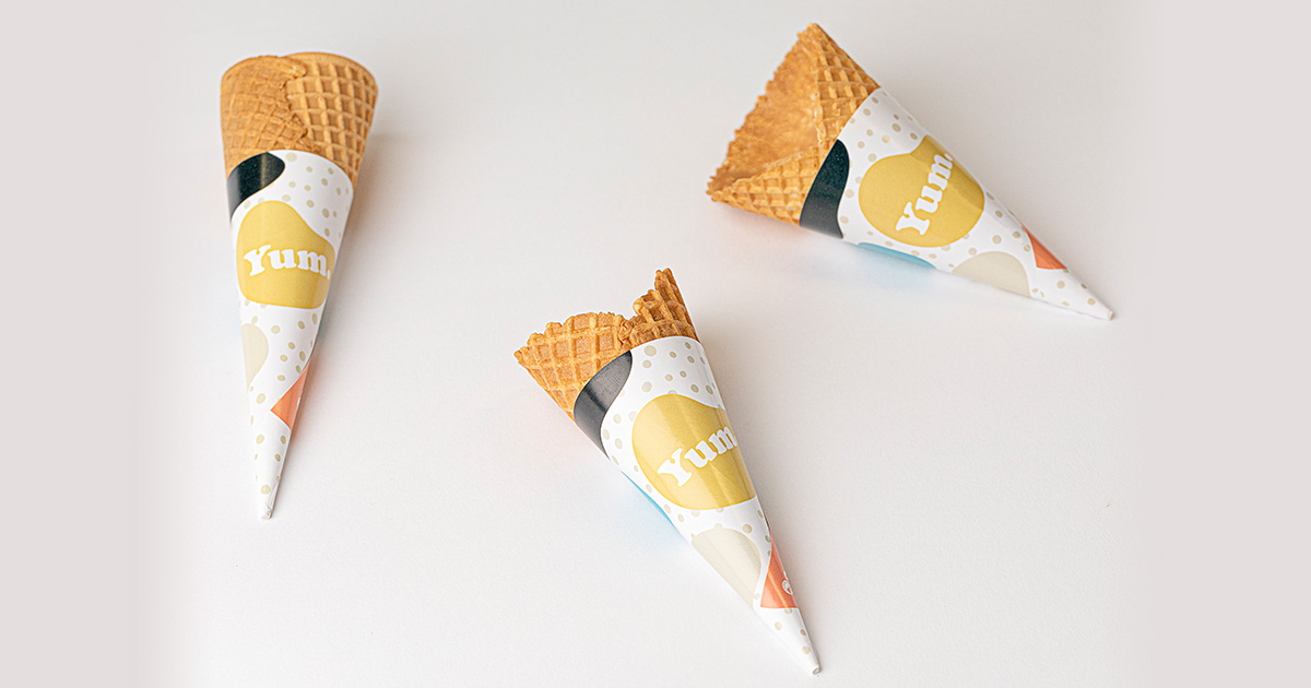 Ice Cream Cone Sleeve Cutting Dies